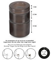 Vorschau: Schwarzes Ball Stretching Kit aus elastischem Material