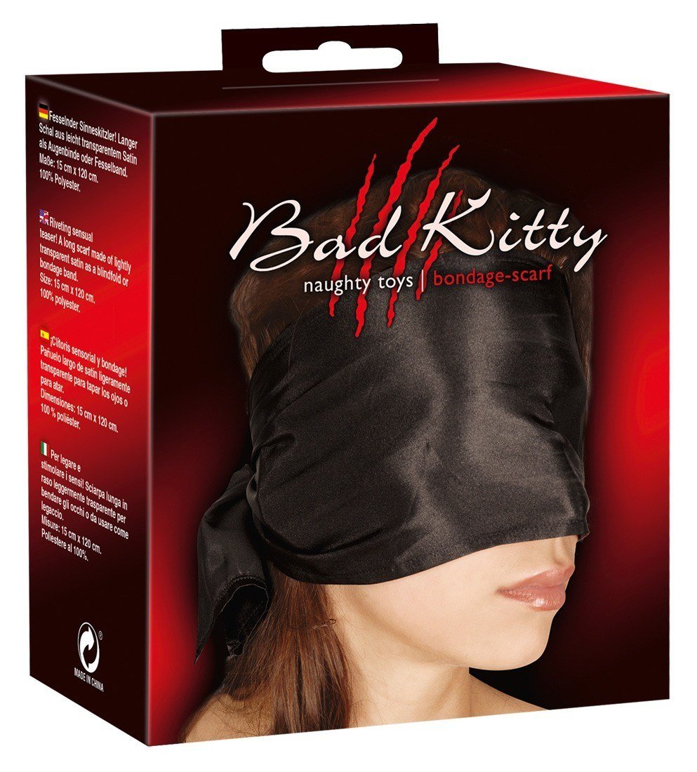 Bondageschal aus glänzendem Satin Bondageschal aus glänzendem Satin