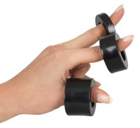 Vorschau: Schwarzes Hodenring-Set in Produktansicht