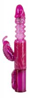 Vorschau: Pinker Perlenvibrator mit Klitoris-Reizarm
