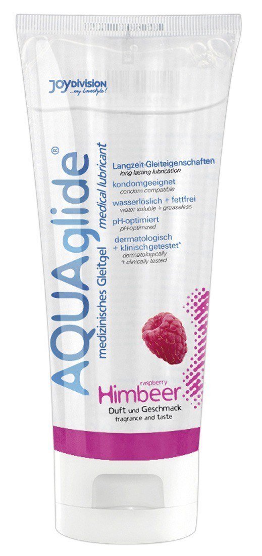 Gleitgel mit Himbeerduft und -Aroma!