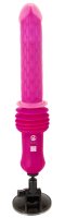 Vorschau: Fickmaschine RC Warming pink – Ansicht mit Saugbasis