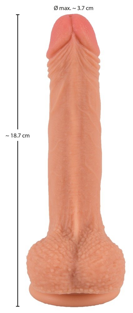 Hautfarbener Naturdildo mit praller Eichel Hautfarbener Naturdildo mit praller Eichel