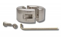 Vorschau: Ein Edelstahl Ballstretcher mit 35 mm Höhe und 620 g Gewicht auf einem weißen Hintergrund.
