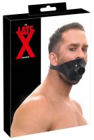 Vorschau: Latex Hohlknebel mit Mundrohr