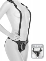 Vorschau: Komfortable Strap-On Suspenders von Steeltoyz