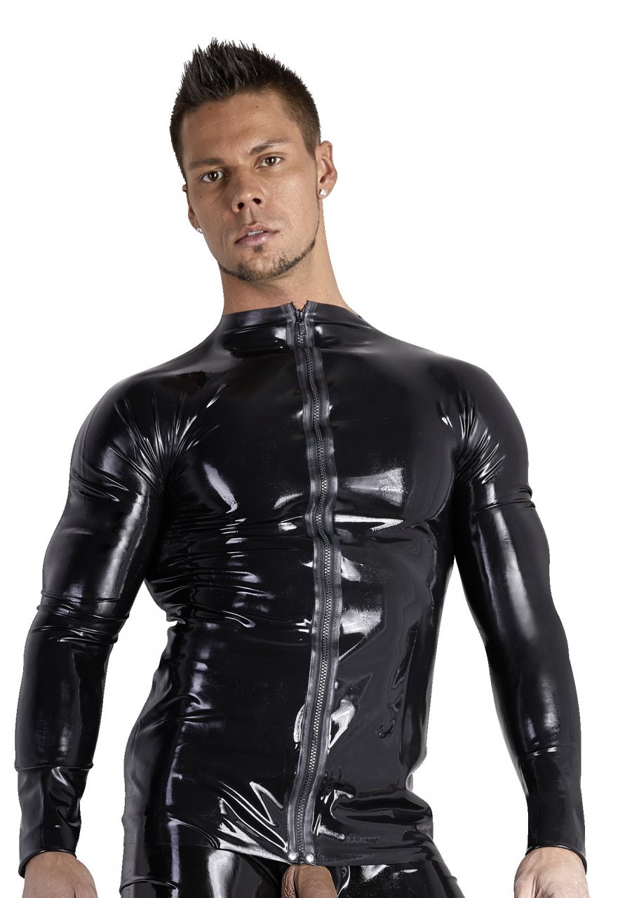 Latex-Shirt mit langem Arm Latex-Shirt mit langem Arm