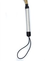 Vorschau: Schlagpeitsche Hanf Doppelschleife 32 cm