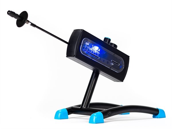 Sexmaschine mit moderner Bluetooth-Steuerung und Remote Play in schwarz