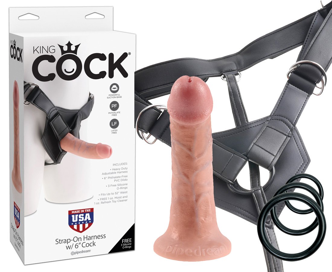 King Cock Umschnalldildo: Realistisches ErlebnisØ 4,1 cm King Cock Umschnalldildo: Realistisches ErlebnisØ 4,1 cm