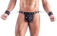 Vorschau: Riostring mit Soft-Handfesseln – Vorderansicht