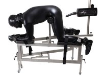 Vorschau:  Strafbock aus Edelstahl BDSM Möbel optional mit Fickmaschine