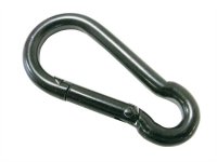 Karabiner 6 cm schwarz