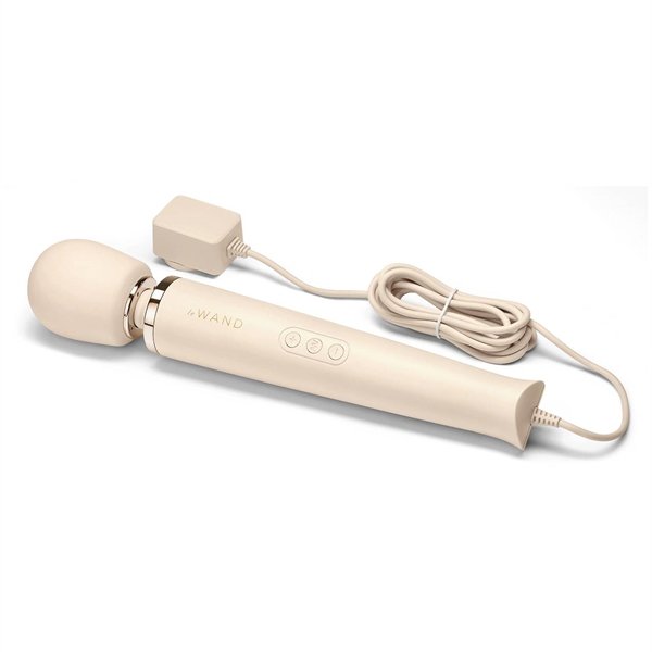 Le Wand Plug-In Massager - Cream Le Wand Plug-In Massager - Cream