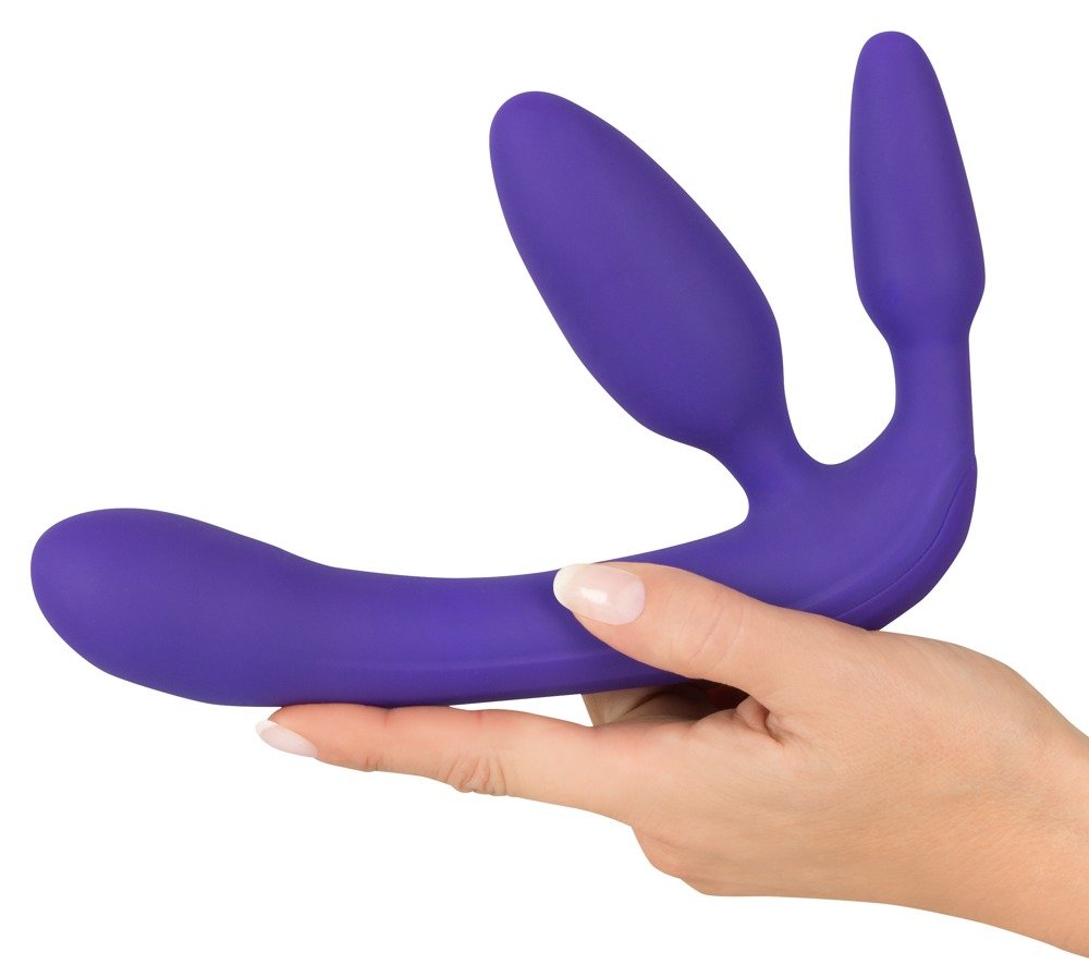 Vibrierender trägerloser Strap-On 3,9 cm Vibrierender trägerloser Strap-On 3,9 cm