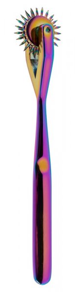 Doppeltes Nadelrad in Regenbogenfarben: Intensive Stimulation