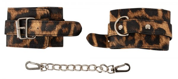 Handfessel im Leo-Look