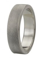 Vorschau: Cockring aus Edelstahl 15 mm breit geriffelt