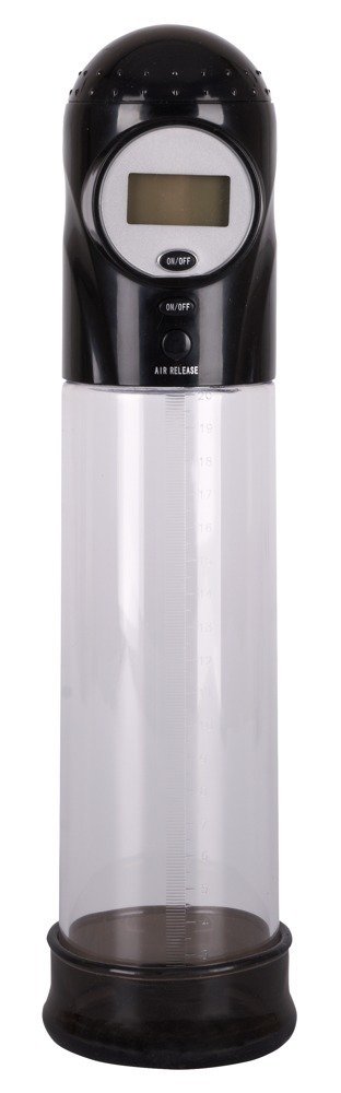 Rauchfarbene Penispumpe mit Automatikfunktion Rauchfarbene Penispumpe mit Automatikfunktion