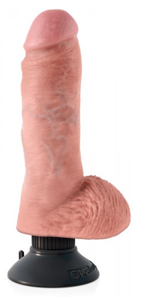 8&quot;&quot; Vibrating Cock with Balls