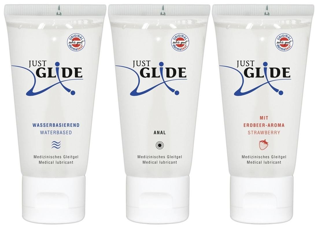 Just-Glide-Set 3 x 200 ml - auf Wasserbasis Just-Glide-Set 3 x 200 ml - auf Wasserbasis