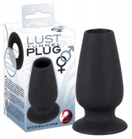 Vorschau: Der Anal Tunnel Plug Lust das EinsteigermodellSchwarzer Tunnel-Plug für Beginner Ø 3 cm