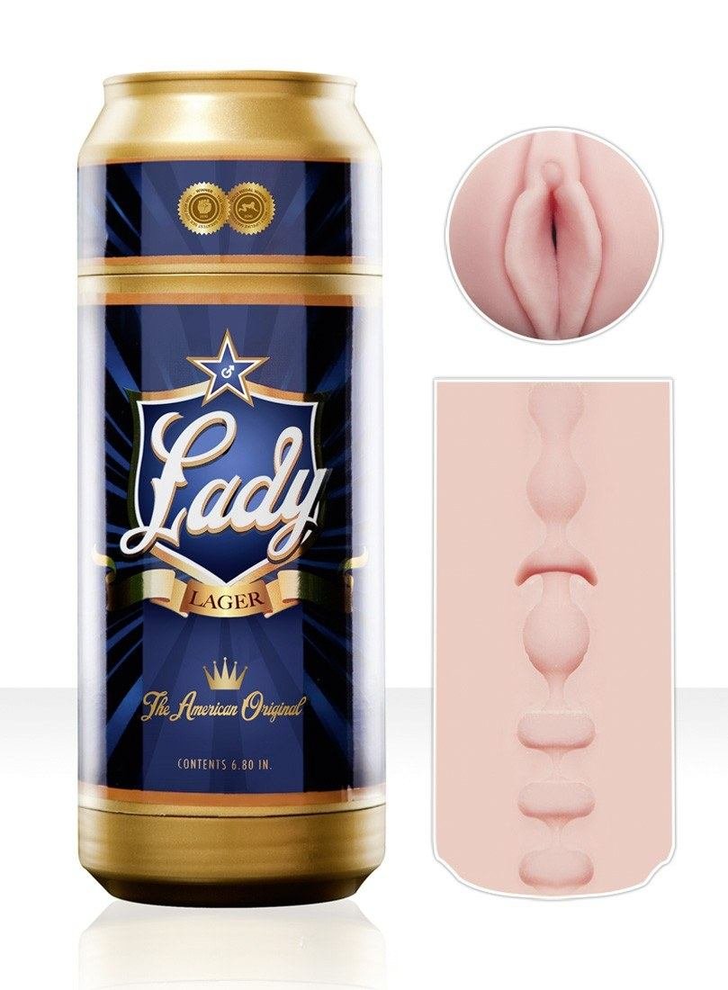 Masturbator in Bierdosendesign - "Lady Lager"