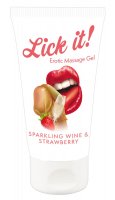 Vorschau: Erotic Massage Gel Sparkling Wine and Strawberry