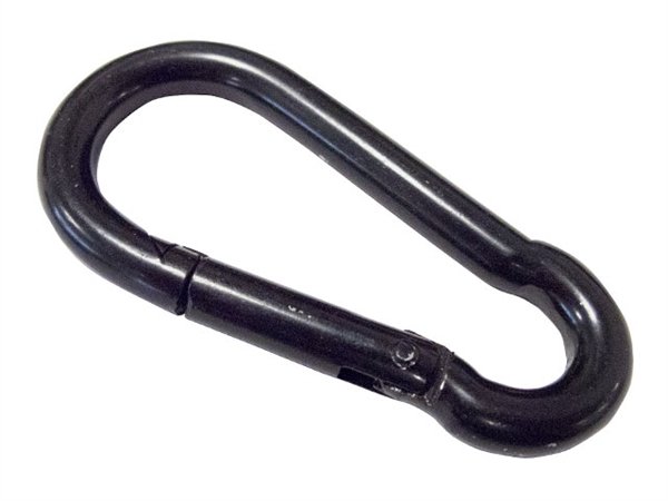 Karabiner 8 cm schwarz Karabiner 8 cm schwarz