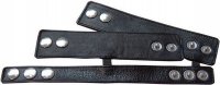 Tripple Cockstrap aus schwarzem Leder