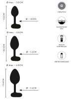Vorschau: Vibro-Analplug Set mit Fernbedienung Vorschau: Vibro-Analplug Set mit Fernbedienung
