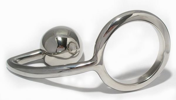 Cockring mit Asslock aus Edelstahl nach Wahl