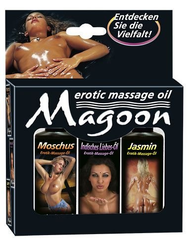 Magoon 3er Set Massage-Öle 50 ml