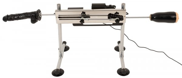 Sexmaschine mit zwei Dildos