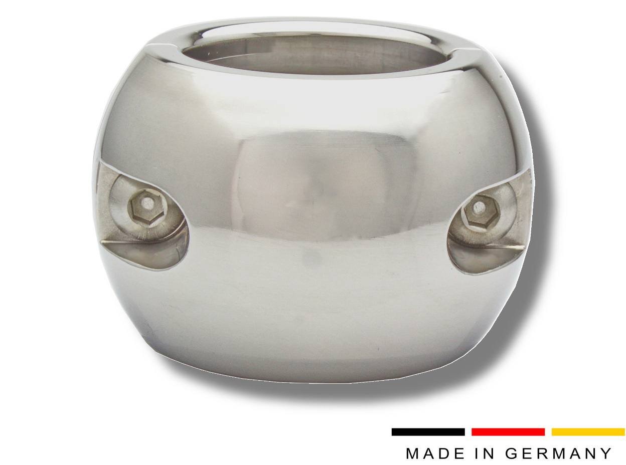 Ovaler Ballstretcher h:40 mm D: 40 mm Edelstahl Ovaler Ballstretcher h:40 mm D: 40 mm Edelstahl