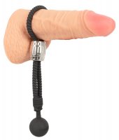 Vorschau: Penisschlaufe mit Kugelgewicht – Heavy Rope Cock Strap für intensiven Genuss