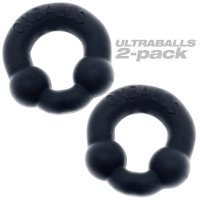 ULTRABALLS 2er-Pack Cockring - NIGHT Edition Schwarz