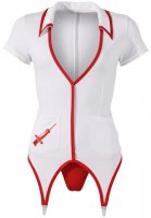 Vorschau: Krankenschwester Kostüm Strapshemd
