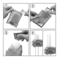 Vorschau: Pocket Block Edge Einmal-Masturbator