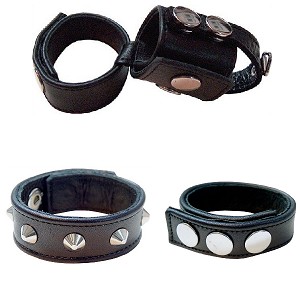BDSM Penisringe aus Leder