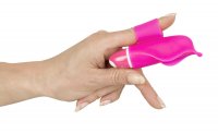 Vorschau: Pinkfarbener Finger-Vibrator in Delfinform