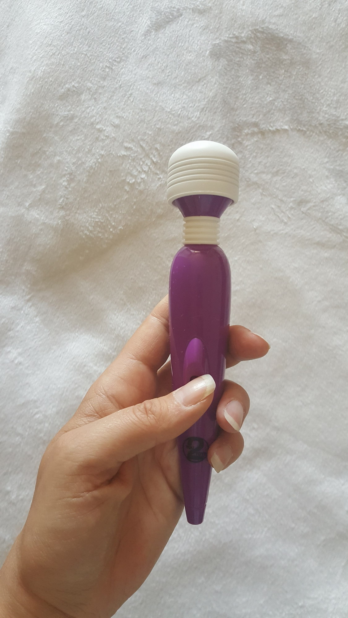Women's Spa Mini Massager mit beweglichem gerilltem Massagekopf