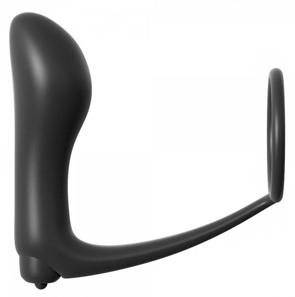 Ass-Gasm Cockring Vibrating Plug