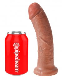 Naturdildo "8" Cock": Strap-on-kompatibel