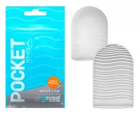 Pocket Wave Line Pocket Block Edge Einmal-Masturbator