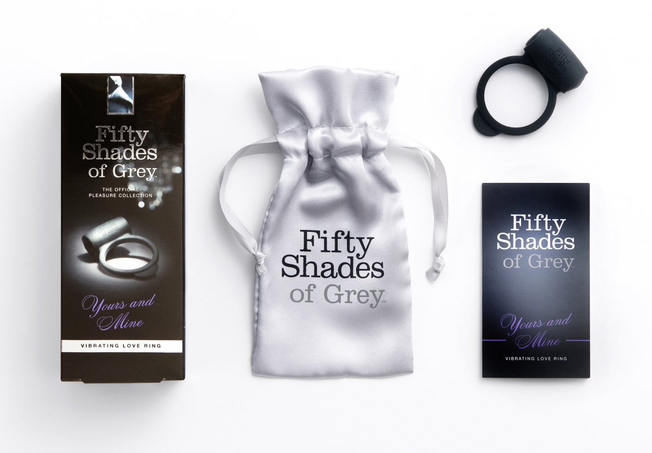 Grauer Penisring Ø 3,4 cm von Fifty Shades of Grey