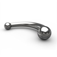 Vorschau: Gebogener Stahl-Dildo