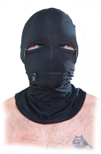 Fetish Fantasy Series Zipper Face Hood