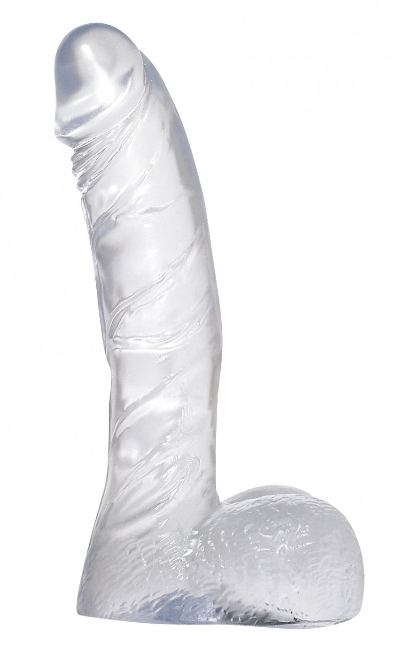 Naturdildo Crystal Clear Small - Ø 3 x 14 cm